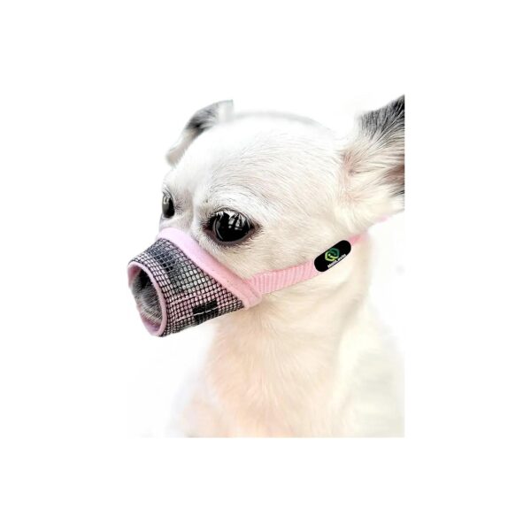 Puppy Muzzle for Barking Grooming Biting Chewing XXS XS S Adjustable Nylon Strap