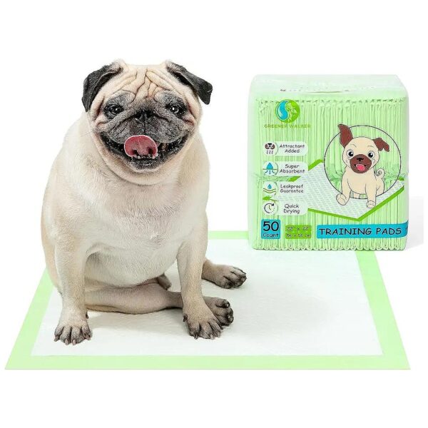 Puppy Pee Pads with Adhesive Sticky Tabs for Small and Medium Dogs