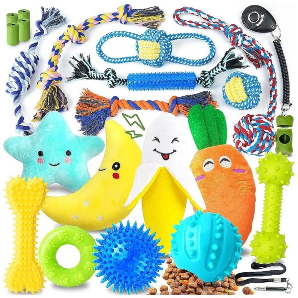 Puppy Playtime Variety Pack-23 Piece Set Dog Toys for Small Dogs