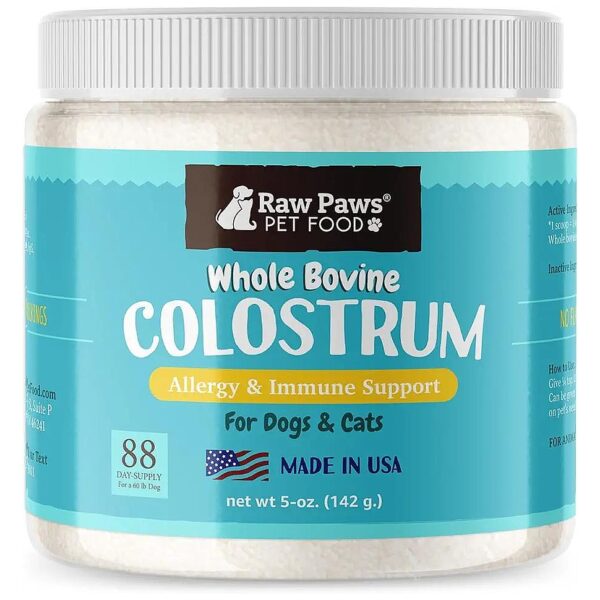 Pure Bovine Colostrum Powder for Dogs and Cats Immune Support