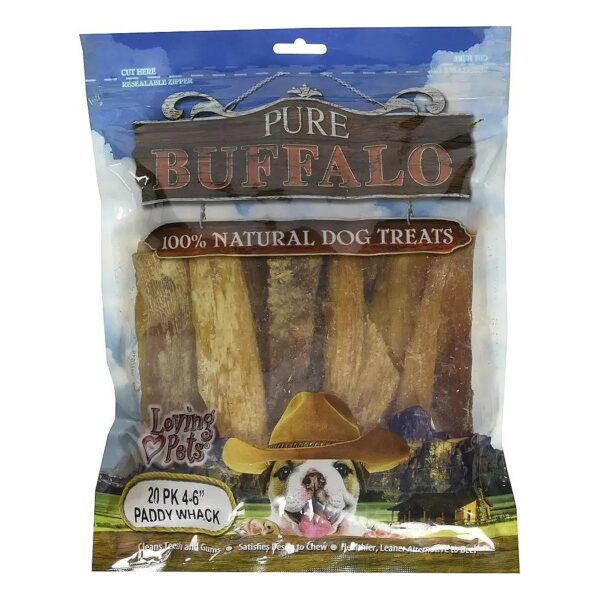 Pure Buffalo Tendon Dog Treats for Strong Teeth and Healthy Gums