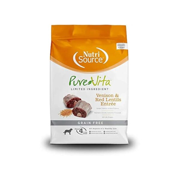 Pure Venison Dog Food with No Grains and Complete Balanced Nutrition