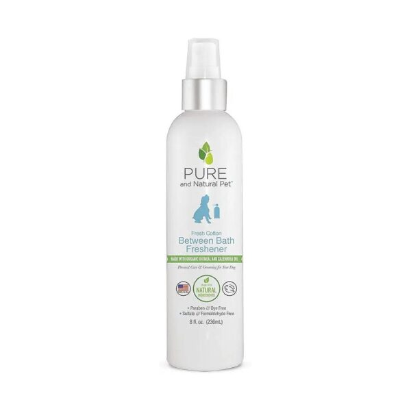 Pure and Natural Cotton Freshener for Dogs, Gentle and Soothing, 8 oz