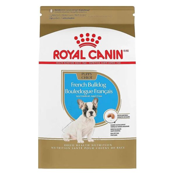 Purebred French Bulldog Puppy Food for Healthy Development and Skin