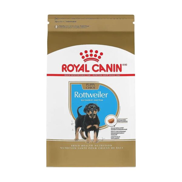 Purebred Rottweiler Puppy Dry Dog Food for Immune Support and Healthy Development