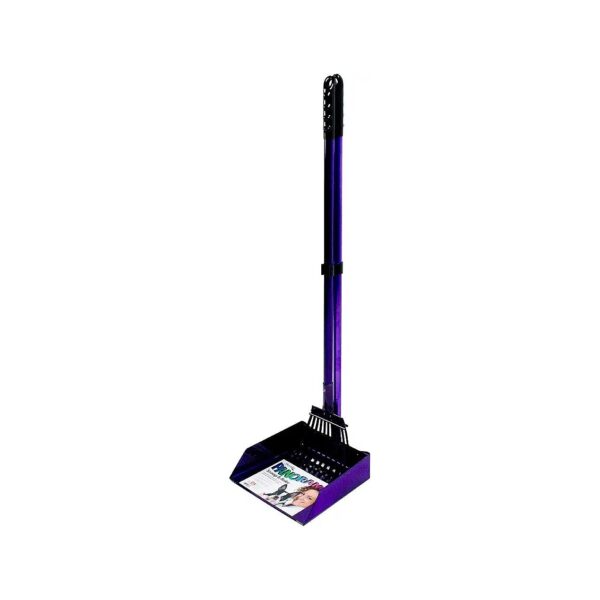 Purple Panorama Dog Scoop and Rake Set with Lifetime Material