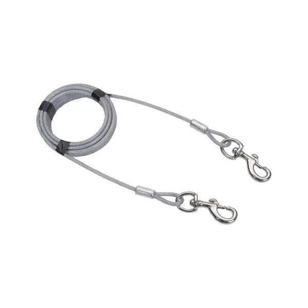 Quality Dog Supplies Heavy Duty Cable Tie Out for Dogs up to 150 Pounds