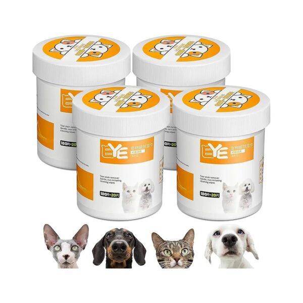 Quality Pet Eye Wipes for Dogs and Cats 800 Count Box