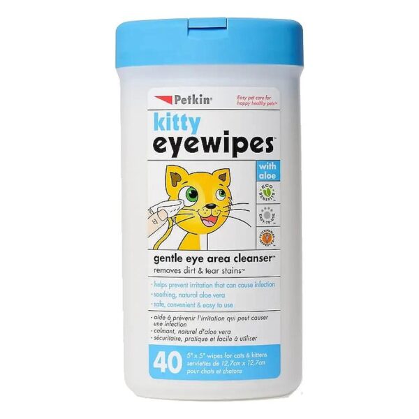 Quick and Convenient Eye Cleaning Wipes for Cats and Kittens at Home