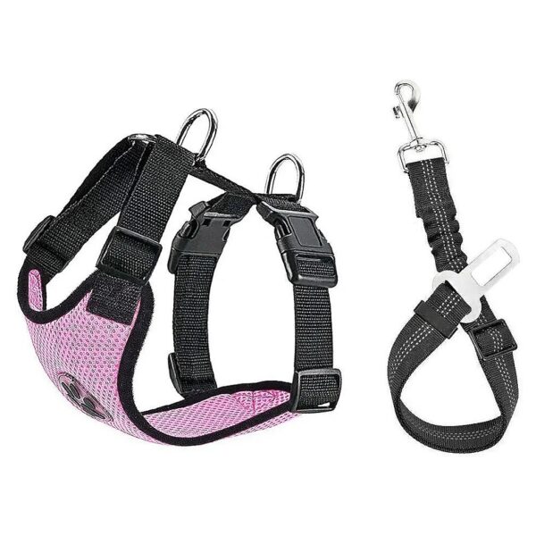 Quick and Easy Adjustable Dog Seatbelt Harness for Safety and Comfort in Cars