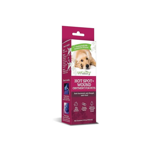 Quick and Lasting Relief for Hot Spots and Wounds in Dogs Skin