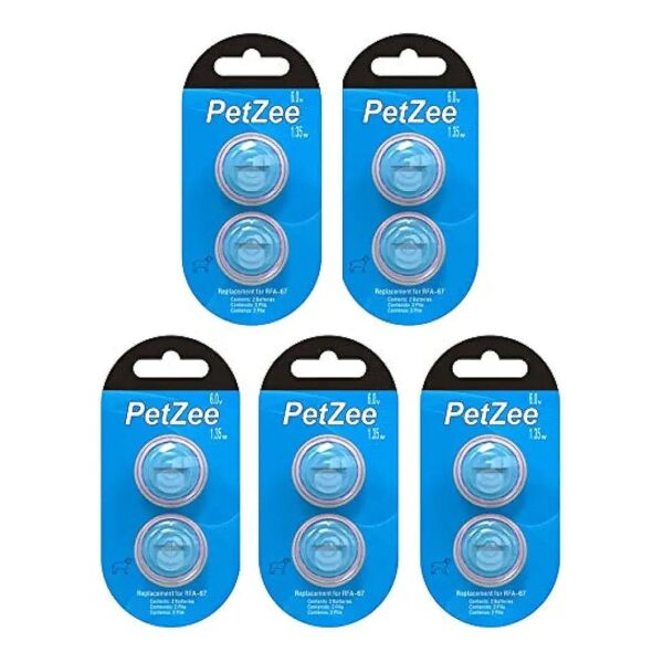 RFA-67 Pet Dog Safe Bark Fence Collar Batteries Replacement 10 Pack Lithium Metal