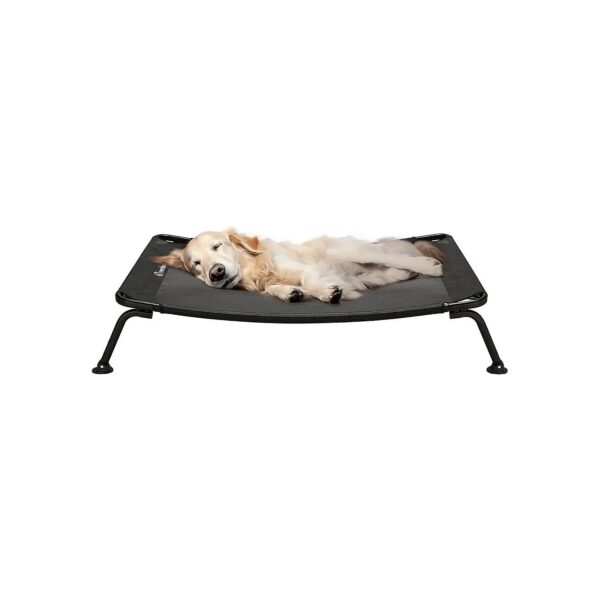 Raised Dog Bed for Large Dogs with Adjustable Feet for Uneven Ground