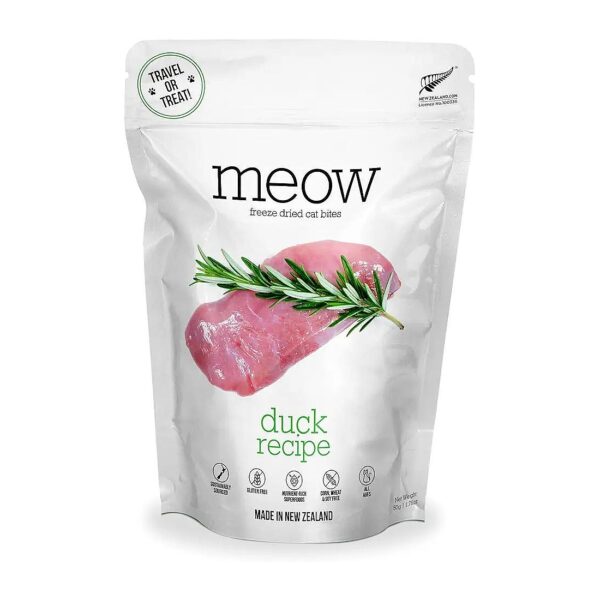 Raw Duck Cat Food with High Protein and Limited Ingredients for Sensitive Pets