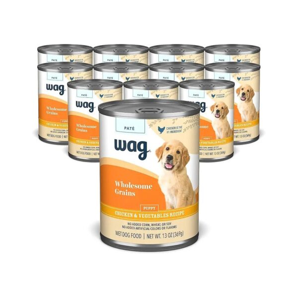 Real Chicken and Whole Grains Puppy Pate Canned Dog Food Recipe