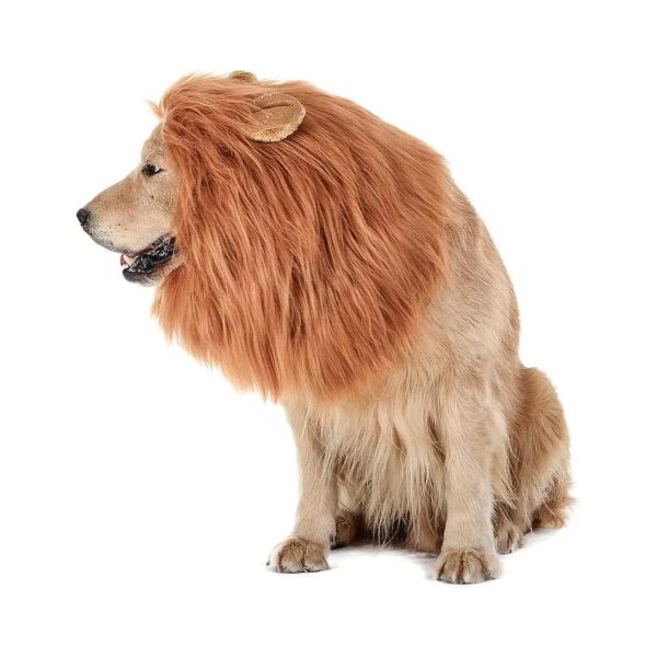 Realistic Lion Manes for Medium to Large Dogs Perfect for Costume Paws