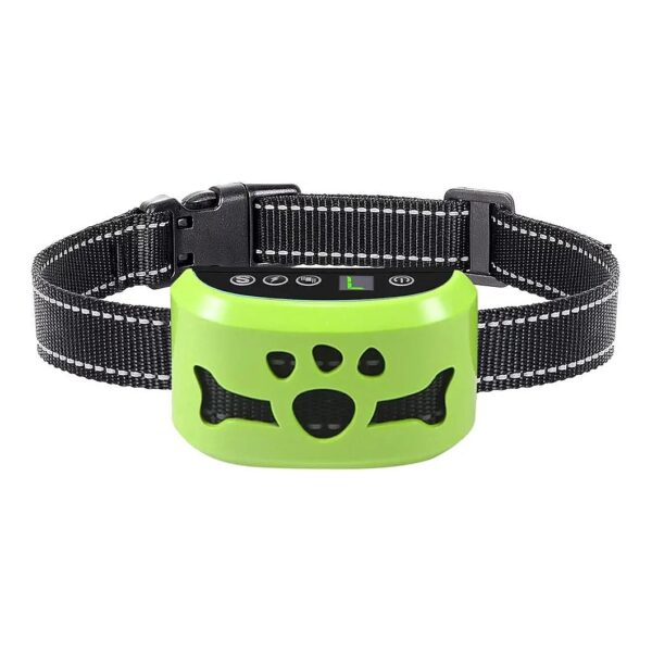 Rechargeable Anti-Barking Collar with Adjustable Vibration and Shock for Dogs