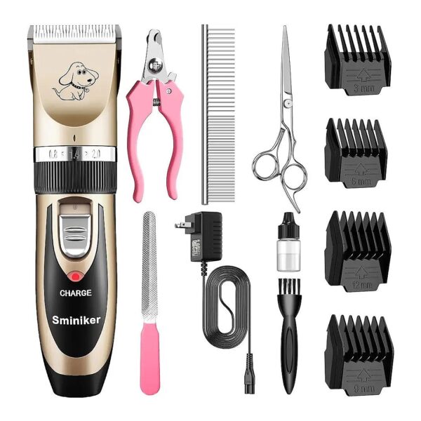 Rechargeable Cordless Pet Grooming Clippers for Dogs Cats Horses