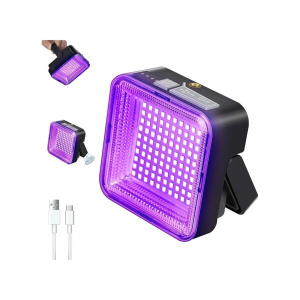 Rechargeable UV Flashlight for Pet Urine Detection and Black Light Scorpion Finder