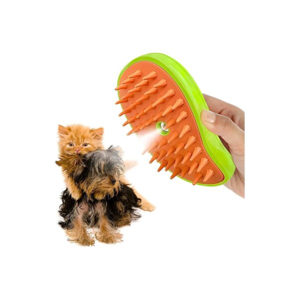 Rechargeable and Self Cleaning Cat Brush for Pet Grooming