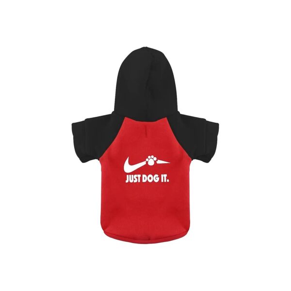 Red Black XS Color-Matching Dog Hoodie with Hoodie and Sweatshirt Design for Petite Pups