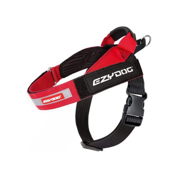 Red Express Angled Ergonomic Dog Harness for Small Medium Large Dogs