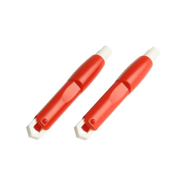 Red Tick Remover 2 Pack for Dogs and Cats - Small Sturdy Tweezers for Easy Tick Removal