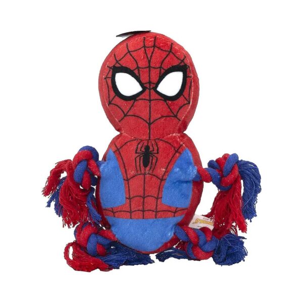 Red and Blue Spiderman Rope Knot Buddy for All Dogs