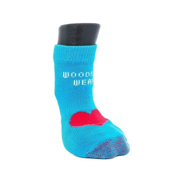 Red and Blue XXL Dog Socks for Trickling Breeds up to 180 Pounds