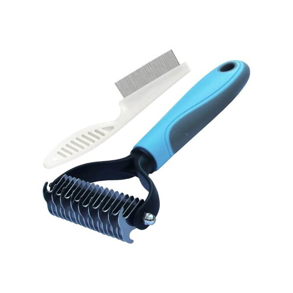 Reduce Pet Shedding and Matting with this Safe and Gentle Double-Sided Pet Comb