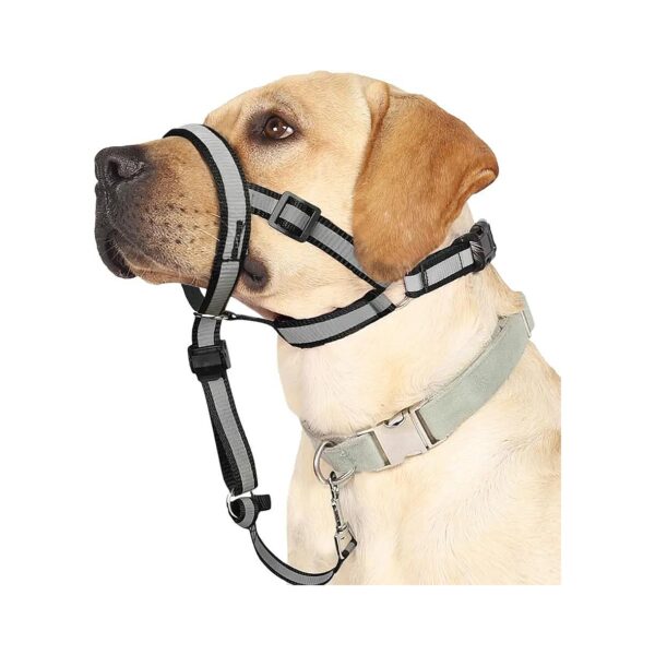 Reflective Dog Halter with Adjustable Buckle for Medium Large Small Dogs