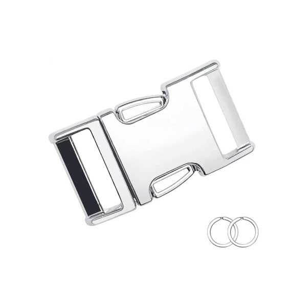 Reliable Dog Collar Buckle Fastener Stainless Steel 0mm Chrome Plated for Herm Sprenger