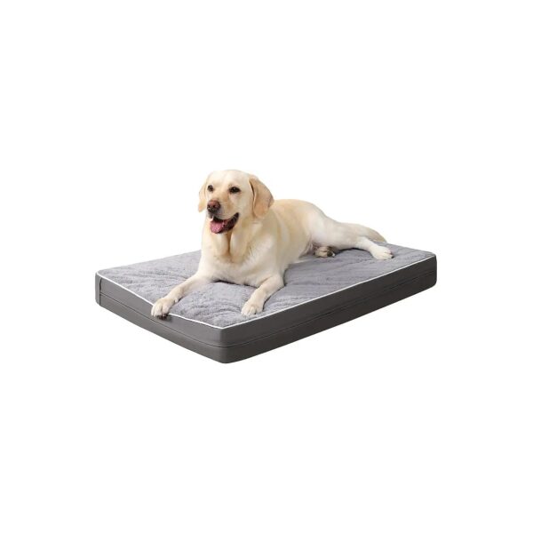 Removable Cover Orthopedic Dog Bed for Large Dogs with Easy Upkeep