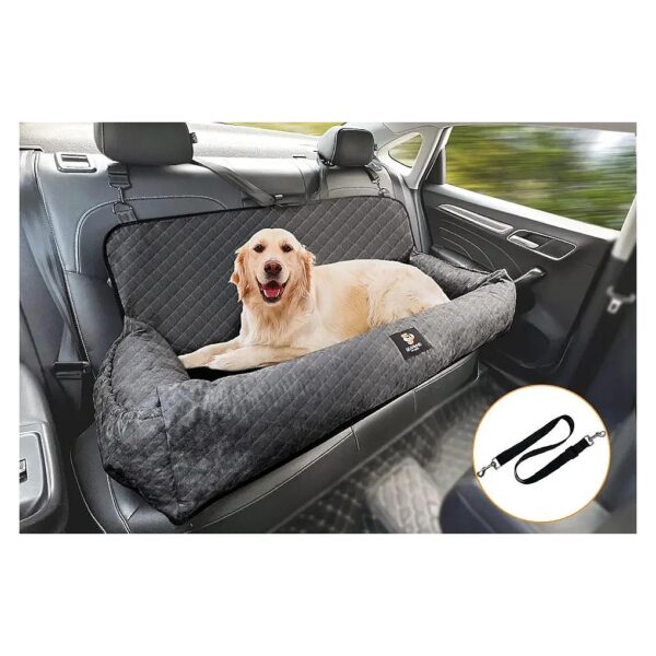 Removable and Washable Pet Car Booster Seat for Large Dogs