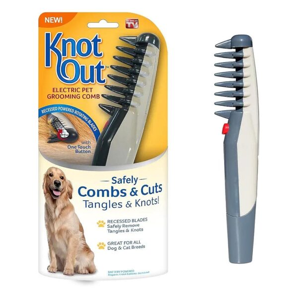 Remove Knots and Tangles with a Safety-Focused Electric Pet Grooming Tool