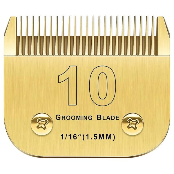 Replacement Dog Grooming Blades for Andis, Oster, and Wahl Clippers, 10-Blade Package