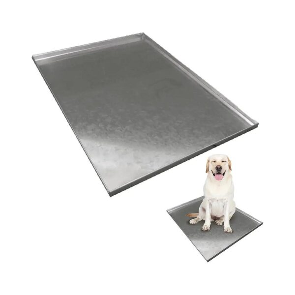 Replacement Metal Tray in Silver for 30 Inch Dog Cage Dimensions and More