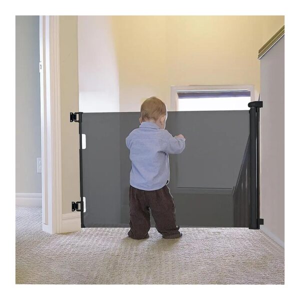 Retractable Baby Gate for Stairs Doorways and Hallways 35" Tall 71" Wide