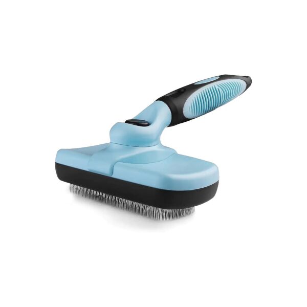 Retractable Bristles Dog Grooming Brush for Easy Mess-Free Cleaning