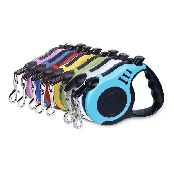 Retractable Dog Leash for Small to Medium Dogs Up to 33lbs 16 Foot Long Lake Blue Color