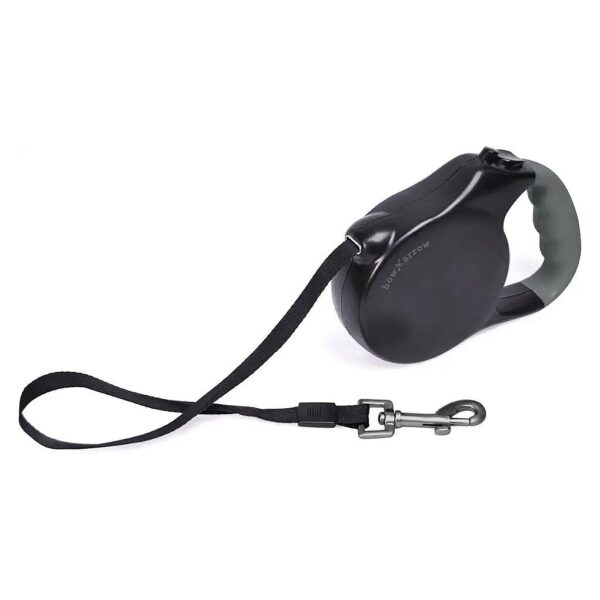 Retractable Large Dog Leash with 24 Foot Long Cord and Greay Colour