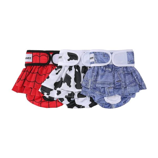 Reusable Female Dog Diapers for Small to Medium Size Female Dogs