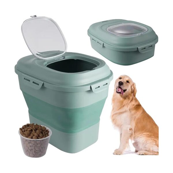 Reusable Foldable Food Storage Container for Pet Food Cat Food