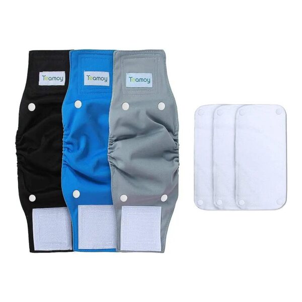 Reusable Washable Male Dog Diapers for Small Animals and Pets