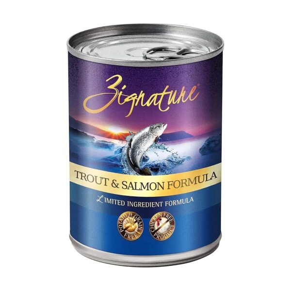 Rich in Omega-3 Fatty Acids Trout And Salmon Canned Dog Food 13oz Case Of 12