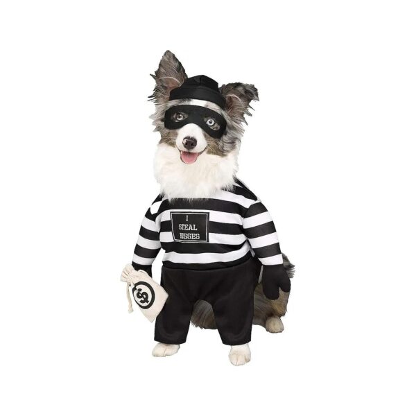 Robber Pup Costume for Large Breed Dogs Halloween Costume