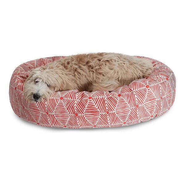 Round Bagel Pet Bed for Smaller Dogs 5-25lbs