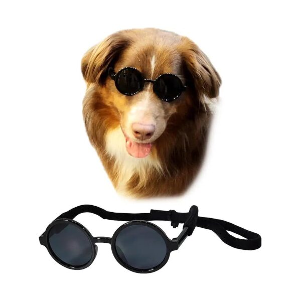 Round Sunglasses for Medium Dog Breeds 20-40 lbs