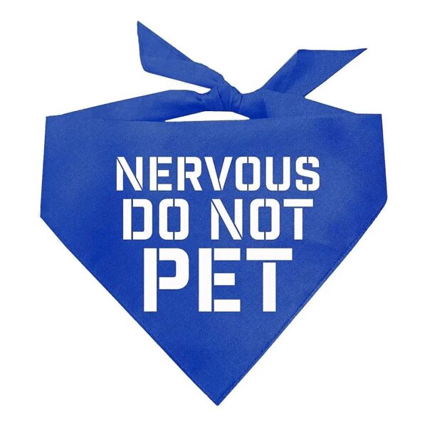 Royal Do Not Pet Dog Bandana for Big Dogs over 15 Pounds