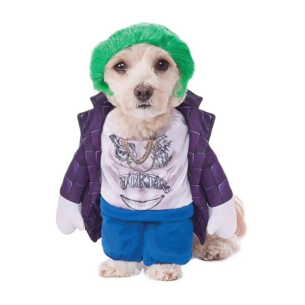 Rubie's Suicide Squad Pet Dog Costume Joker Small Size Official DC Comics Licensed